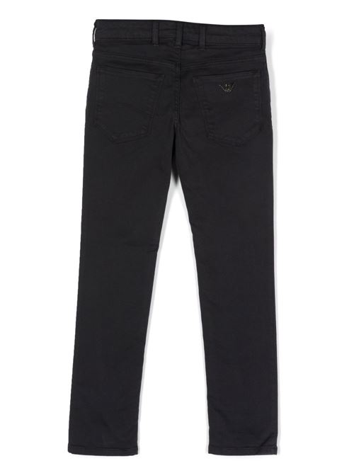 Pantalone bambino nero EMPORIO ARMANI KIDS | 8N4J064N7AZ0920